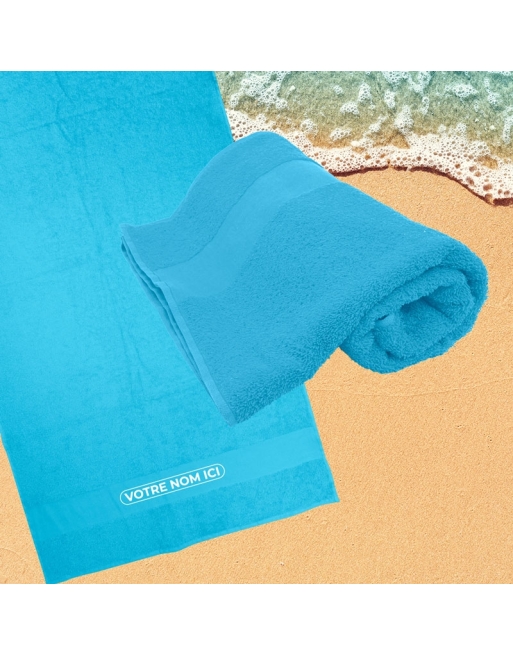 Serviette de Bain Personnalisée pour Artisans et Commerçants - Cadeau Client Idéal Serviette de Bain Personnalisée pour Artisans et Commerçants - Cadeau Client Idéal