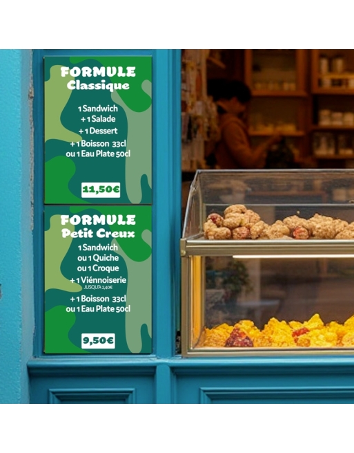 Panneau formules en PVC Velleda® "Wave line" 30x40cm Panneau formules en PVC Velleda® "Wave line" 30x40cm
