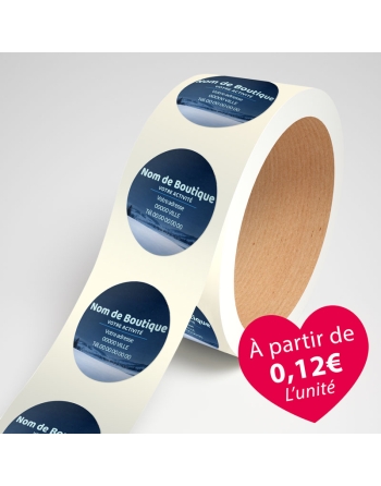 Étiquette en rouleau personnalisée « Forest » pour Noël