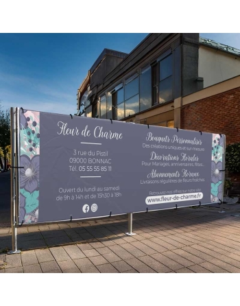 Bâches Publicitaires Ambiance Touchy – Design Élégant et Personnalisation Premium