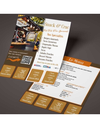 Créez vos flyers personnalisés pour restaurants rapides et boostez vos ventes